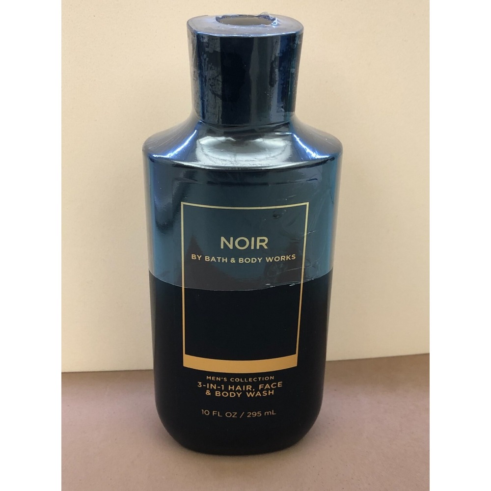 Bath & Body Works "NOIR" Men's Collection - 3-in-1 Hair, Face & Body Wash 10 oz